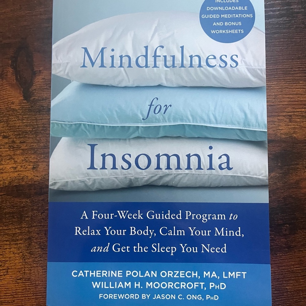 Mindfulness for insomnia: sleep aid  softcover book